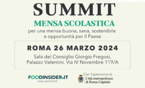 Summit mensa scolastica 26 marzo Roma